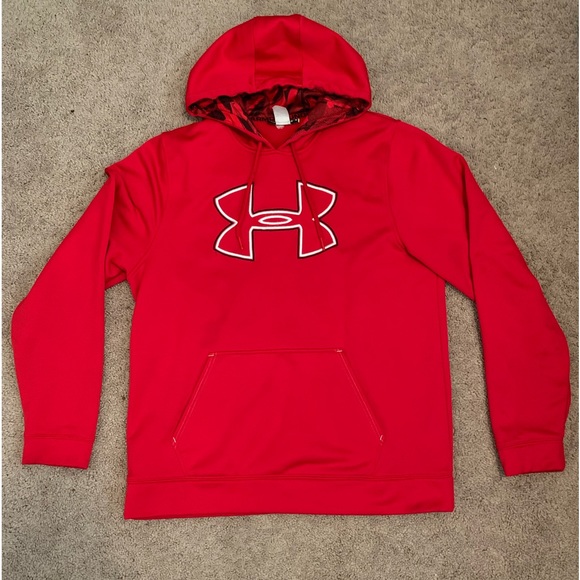 Large red Under Armour men’s sweatshirt - Picture 1 of 3